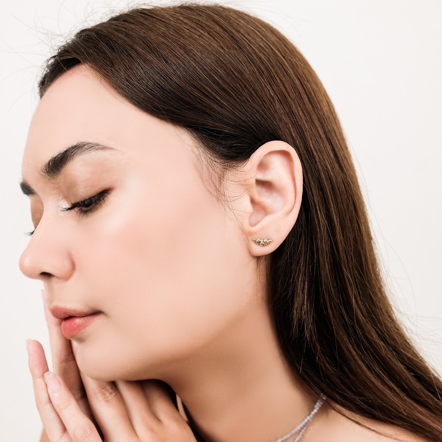 Croissant Stud Earrings