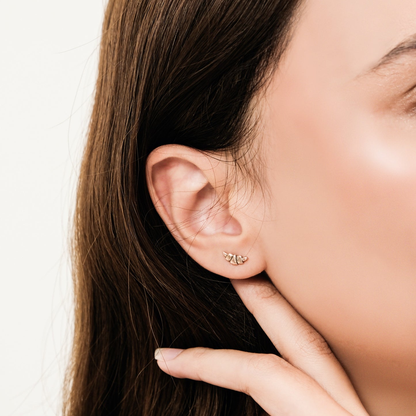 Croissant Stud Earrings
