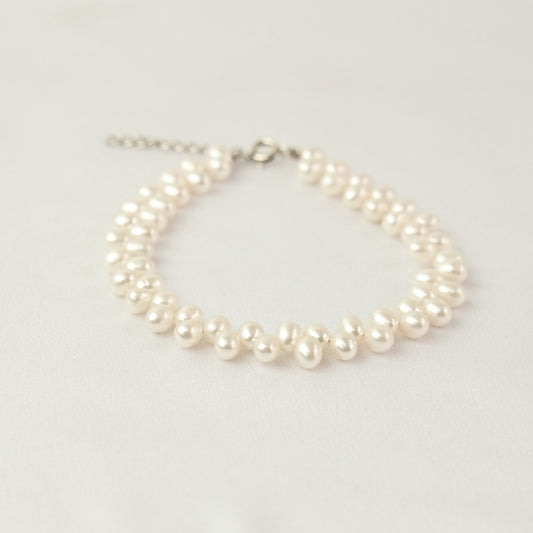 Double Sided Pearl Bead Bracelet
